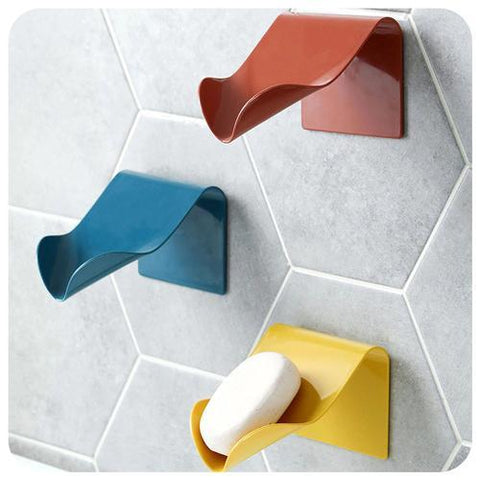WALL MOUNTED SELF ADHESIVE SOAP HOLDER (PACK OF 2)