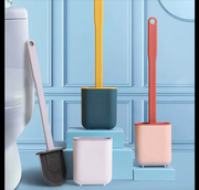 Silicone Toilet Brush with Holder Stand ( BUY 1 GET 1 FREE )